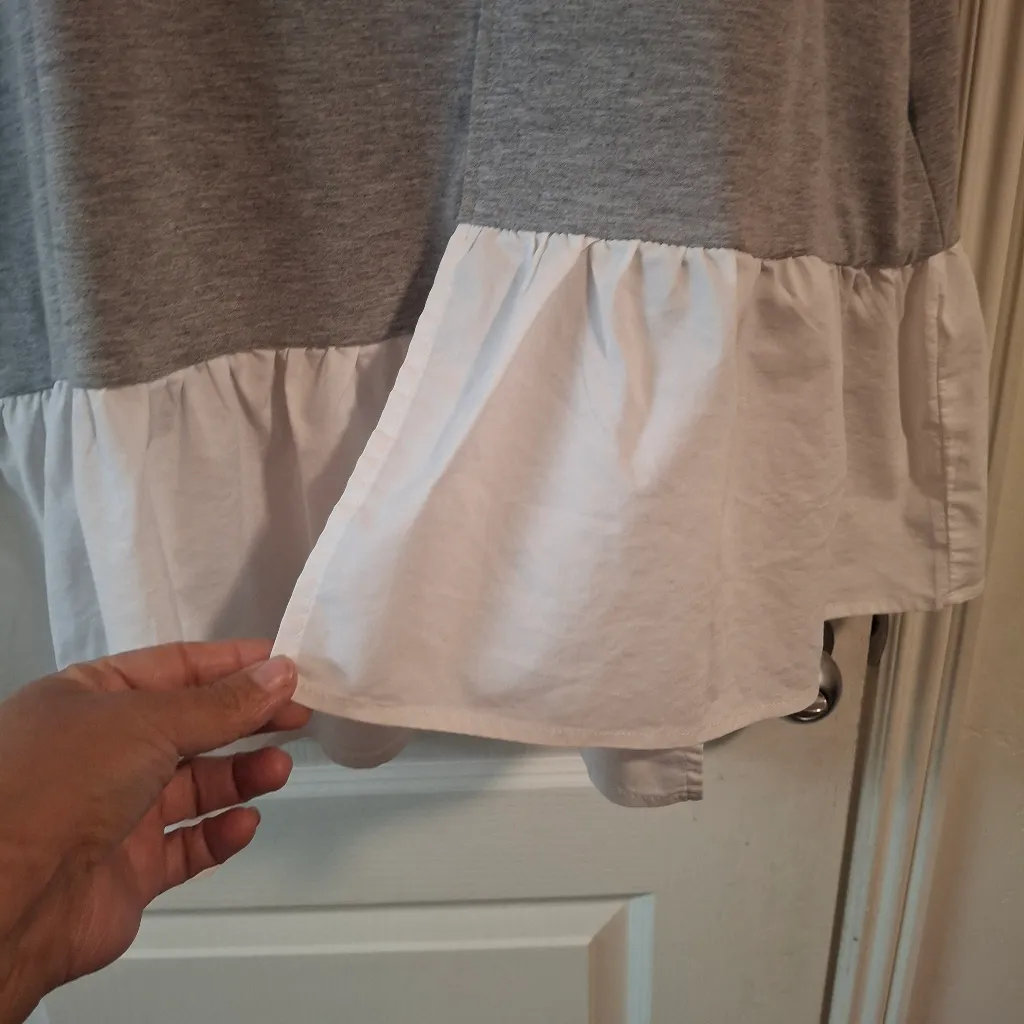 Lane Bryant 18 20 Gray and White Women's Top NWOT - Image 8