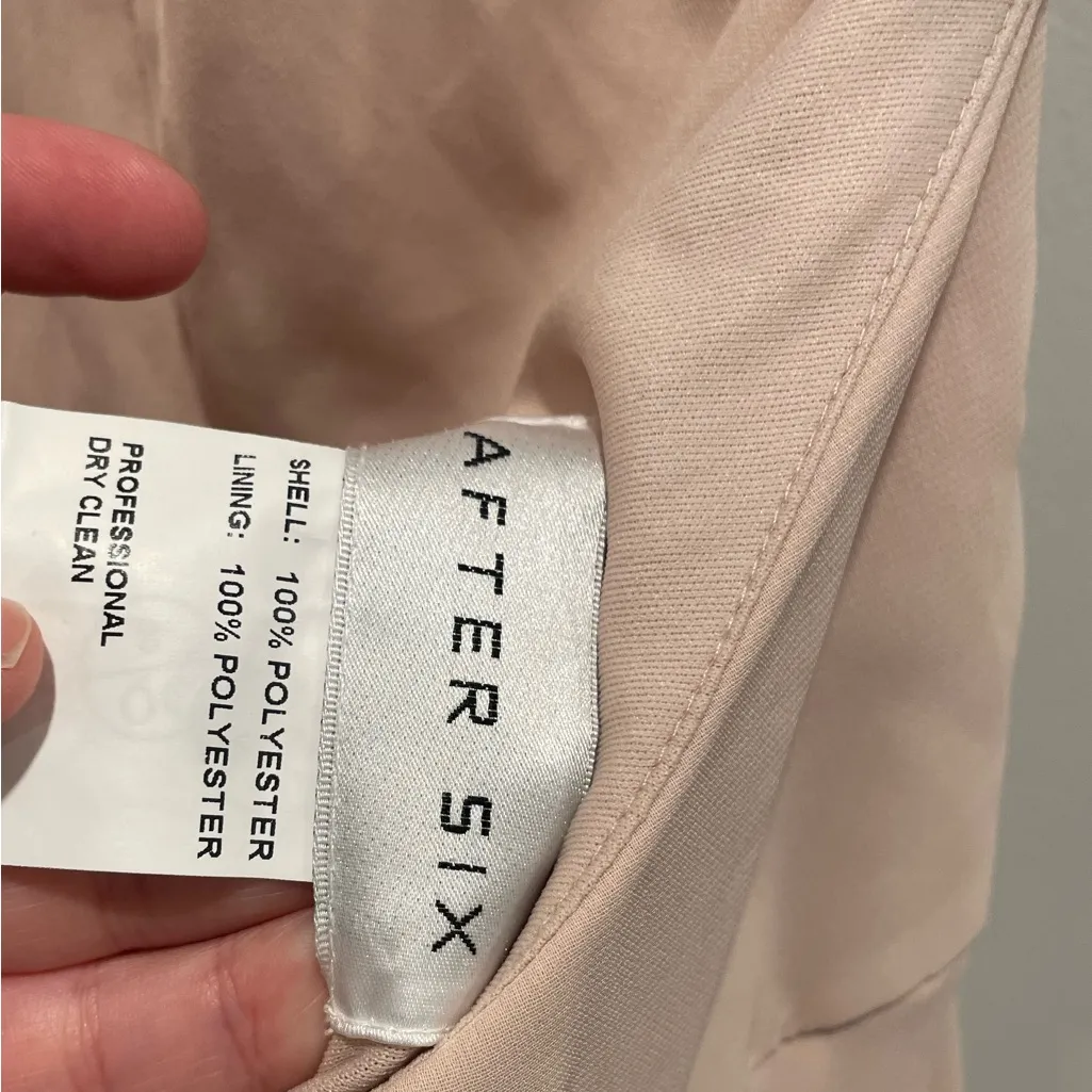 After Six High Neck Halter Backless Maxi Dress Size 8‎ - Image 10