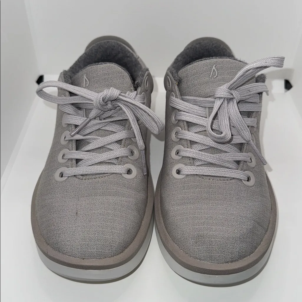 Allbirds Piper Woven & Wool Grey Lace Up Sneaker Women’s Size US 6 - Image 3