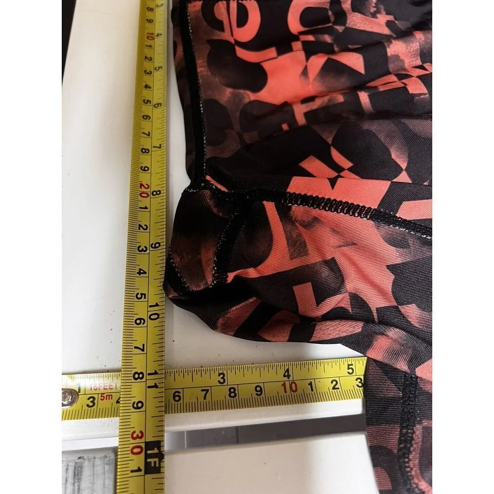 Reebok Leggings Women's XS Speedwick Multicolor Logo Pants Black Xsmall DDC-C‎ - Image 8