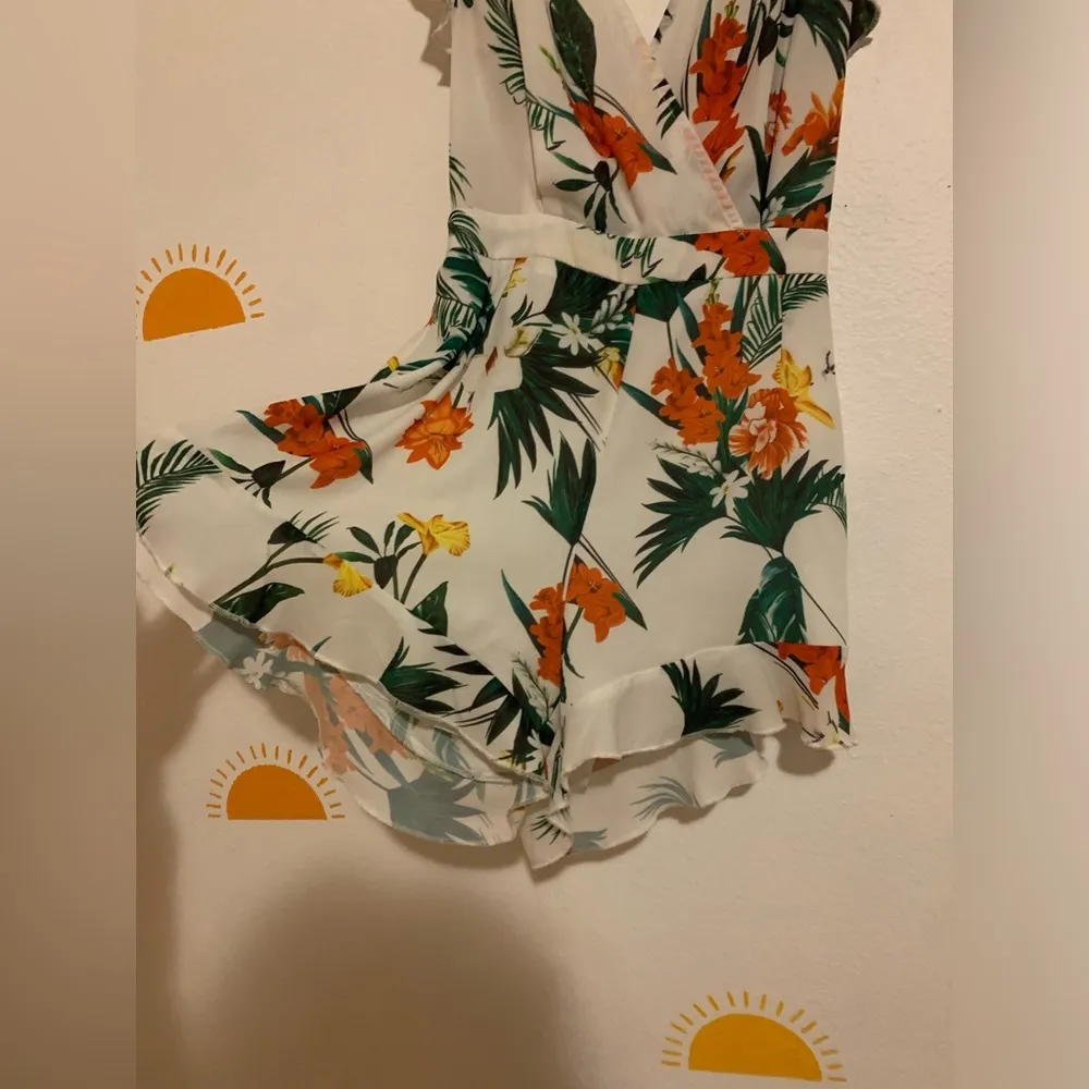 Jungle Romper White Size 2 - Image 2