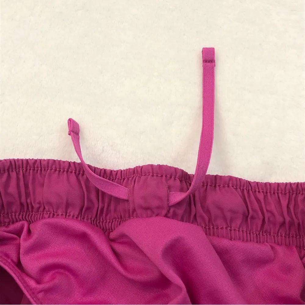 Dri Fit Pink & Blue Camo Outline Athletic Running Jogging Shorts Womens M - Image 6