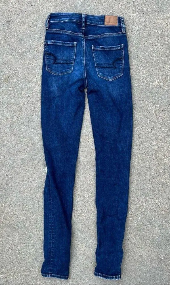 AEO Super Hi Rise Jegging Next Level Stretch size 0 Long - Image 2