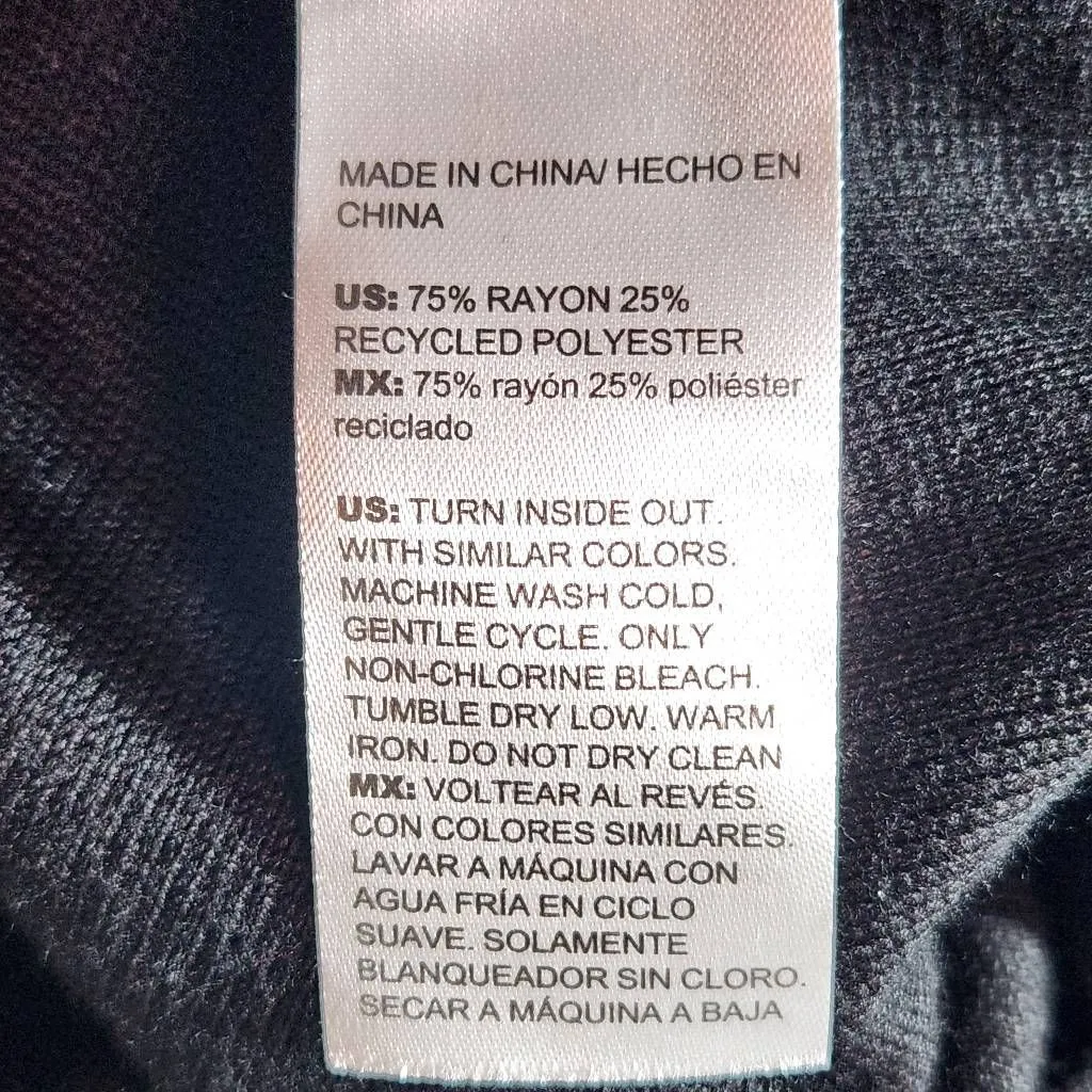 Chico's Black Drop Rhinestone Pullover Sweater NWT Size Medium Rhinestone Top - Image 9