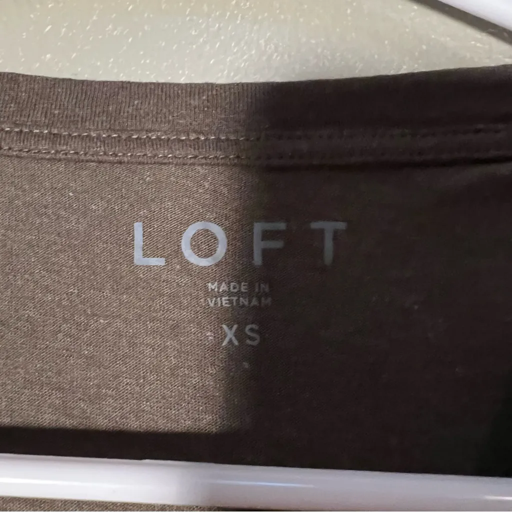 Loft Linen Blend Modern Tee Fresh Ivy Green XS - Image 10