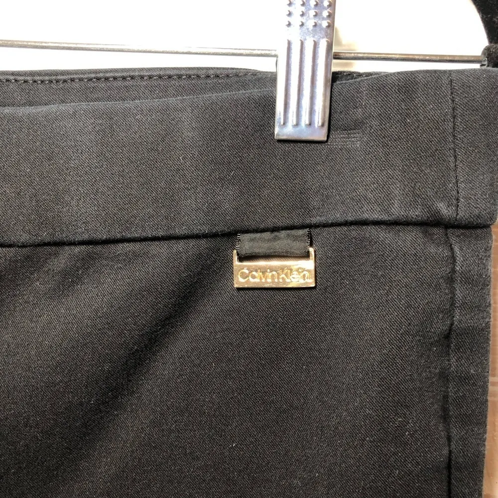 Women’s Black Calvin Klein Cargo Crop Pants Size S - Image 3