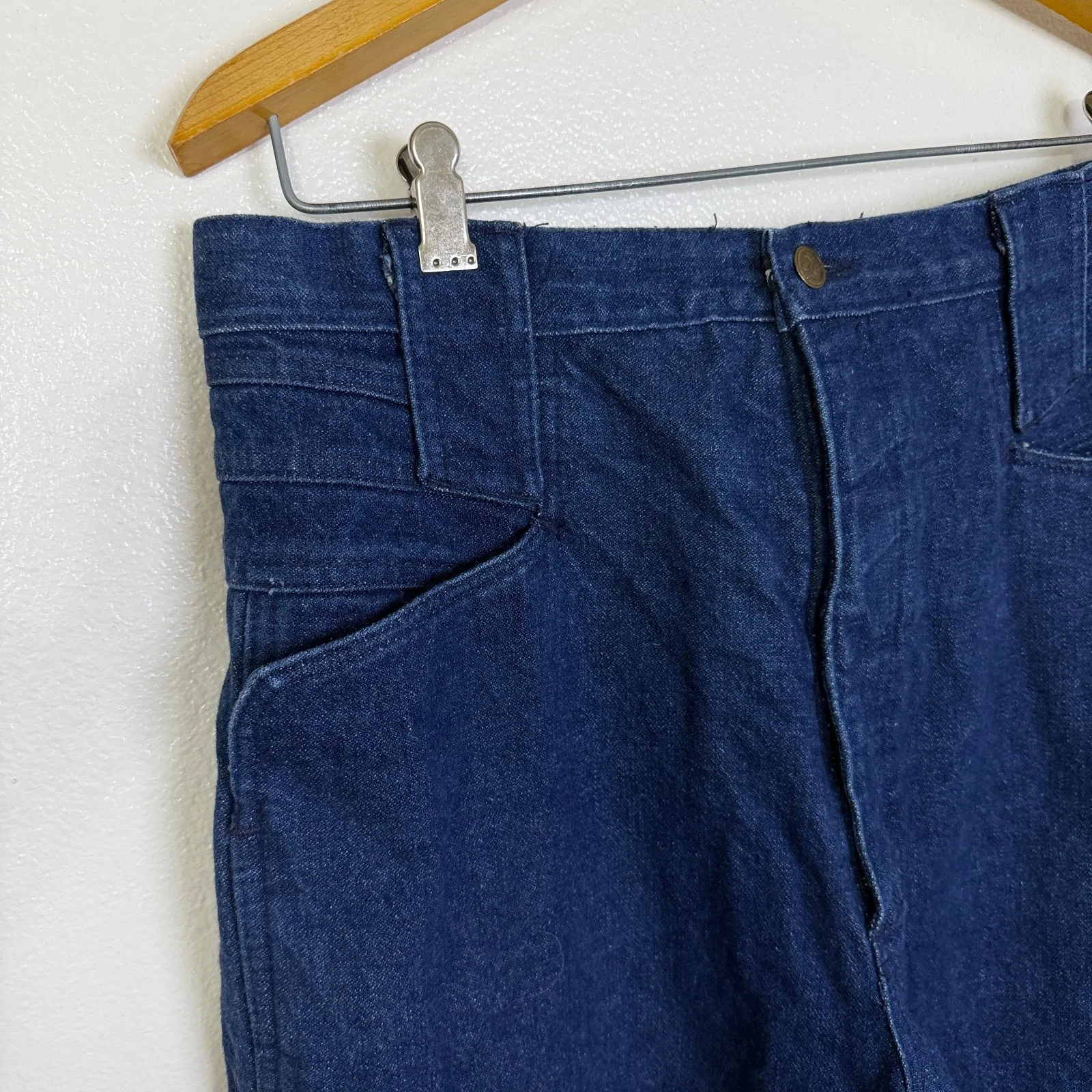 Vtg Wrangler Silverlake Bareback Jeans Womens 31x35 Blue Denim Cotton USA Tall - Image 12