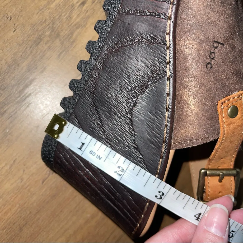 NWT boc Women's Noelle Bronze Wedge Sandal Brown Size 8 - Image 15