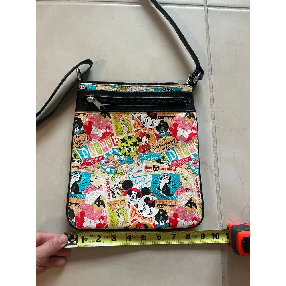 Disney parks world Mickey Minnie Mouse Donald Duck Bambi cross body purse bag‎ - Image 5