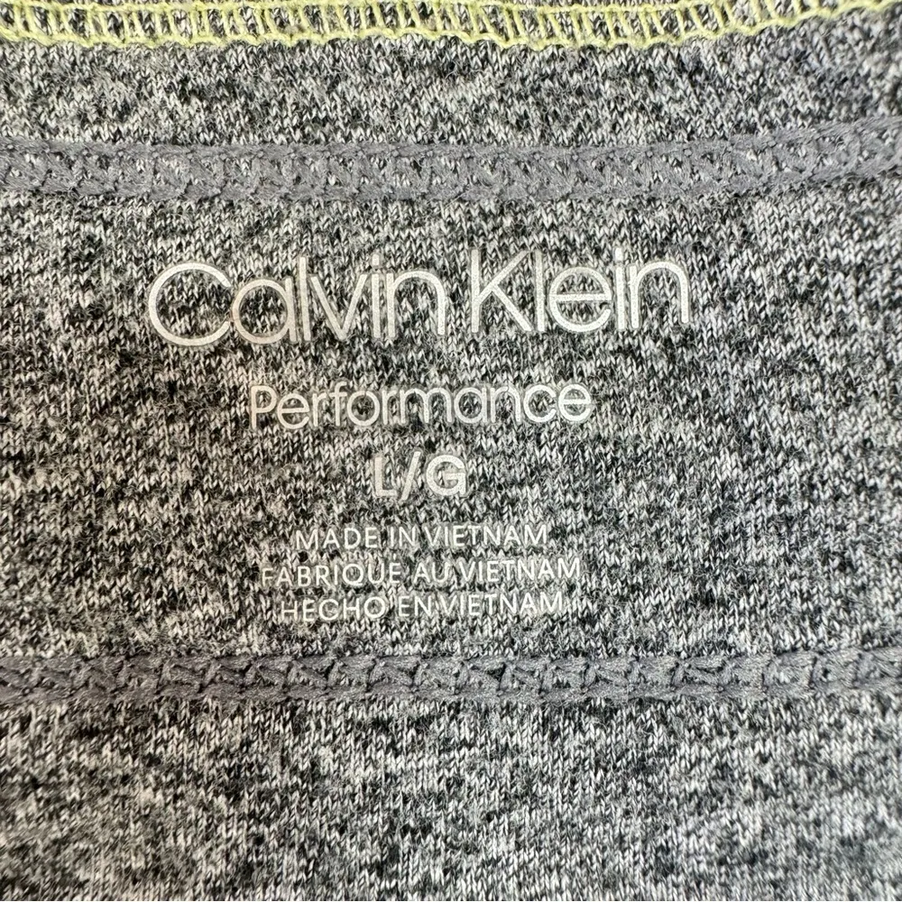 Calvin Klein Performance Charcoal Gray Drawstring Waist Joggers with Pockets L - Image 7