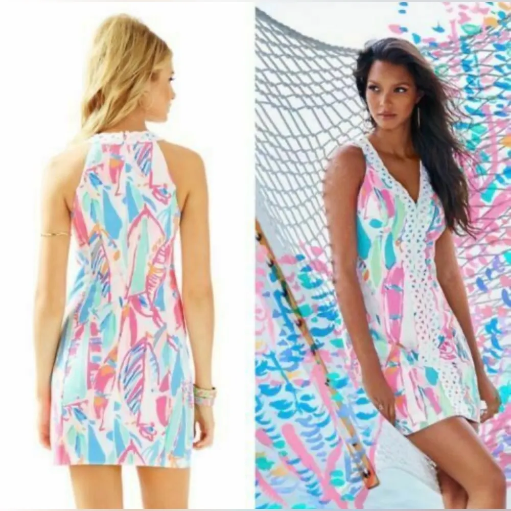 Lilly Pulitzer Lynn Out To Sea Sailboat Shift Dress Multicolor - Image 4