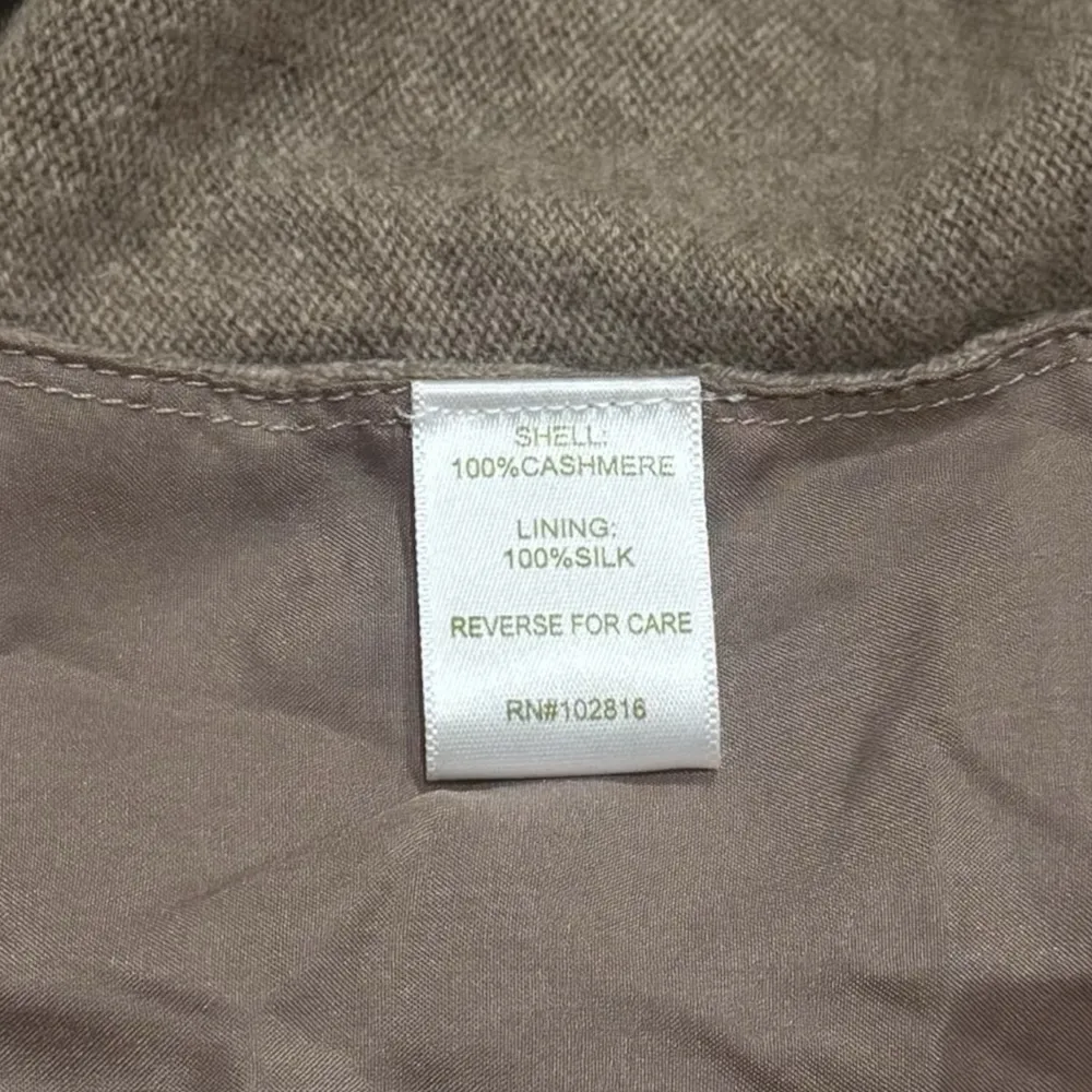 Garnet Hill Cashmere and Silk Capsule Granola‎ Girl Old Money Cardigan Size XS - Image 7