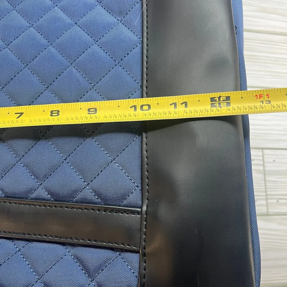 KROSER Laptop Large Diamond Quilt Shoulder Tote Laptop Computer Bag NWT Blue - Image 7