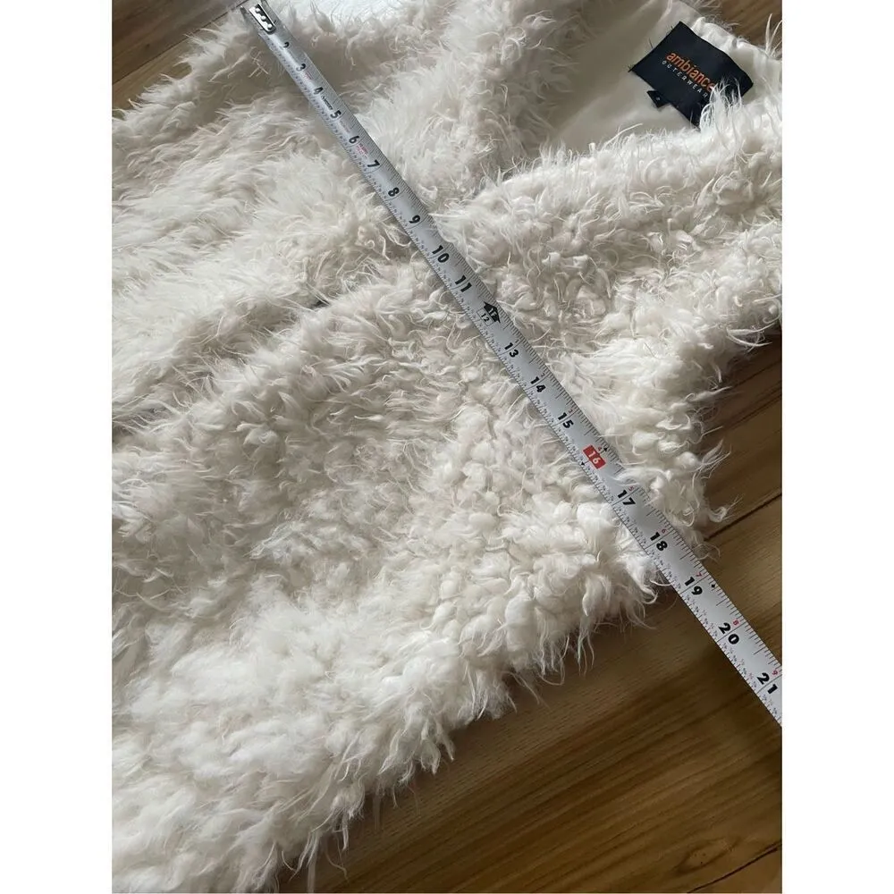 AMBIANCE OUTERWEAR White Cozy Women’s Vest White - Image 2