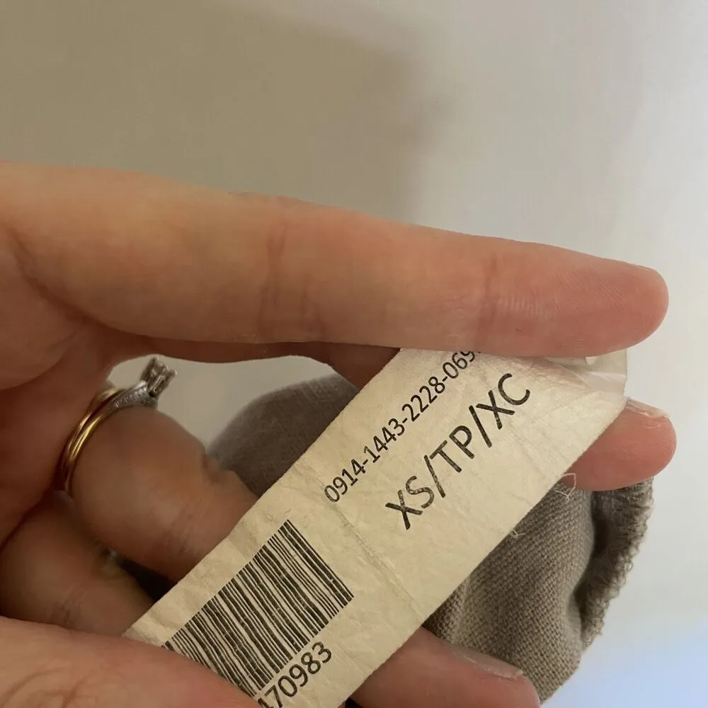 ReVamped beige tan linen rayon pants comfortable casual pockets lightweight Size XS - Image 11