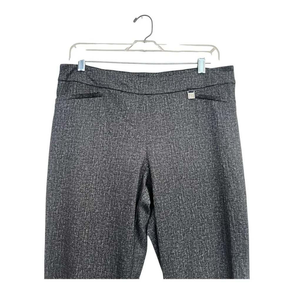 New York & Company Gray Boot Cut Pants with Professional Flair Size M Size M - Image 3