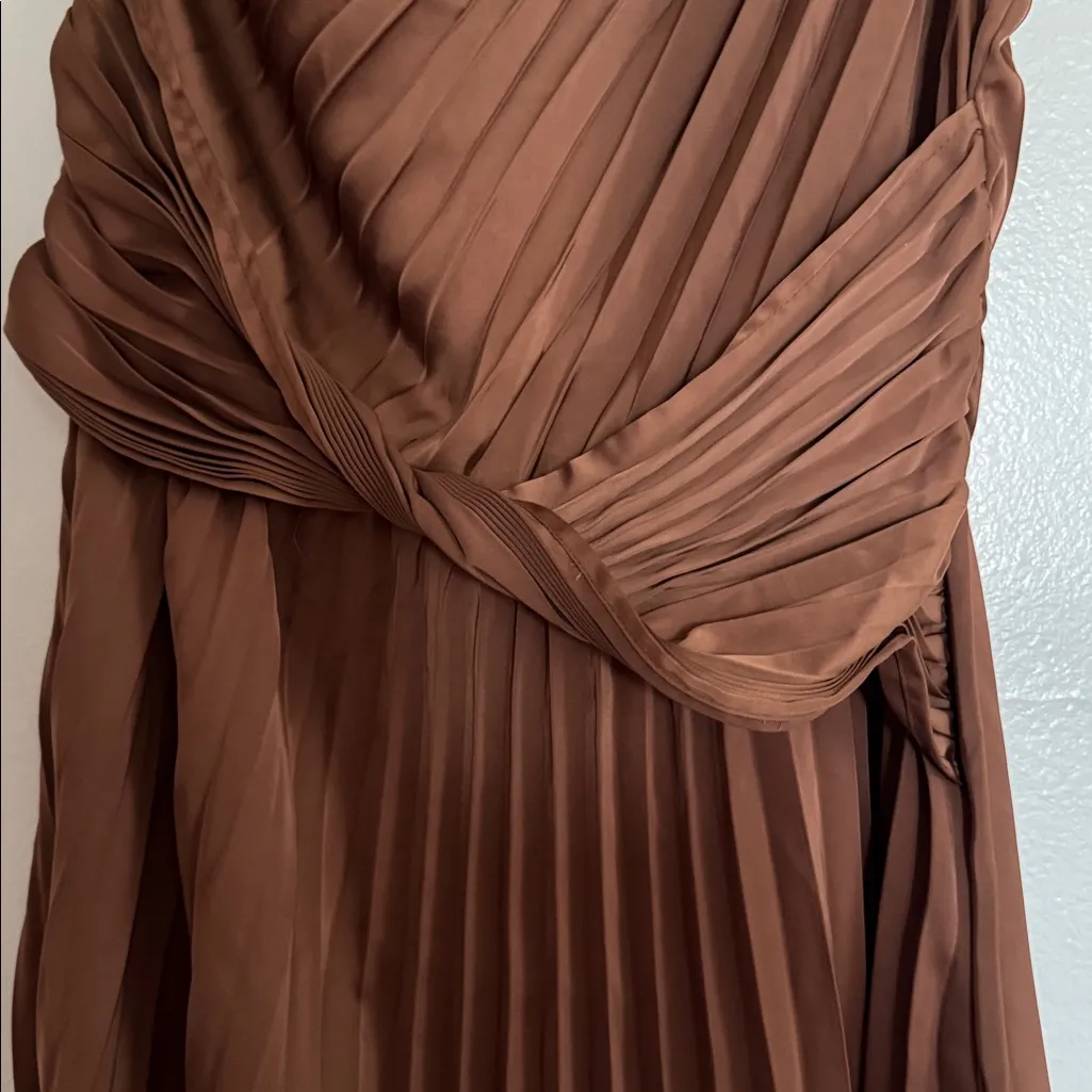 PRETTYGARDEN pleated dress NWT - Image 3