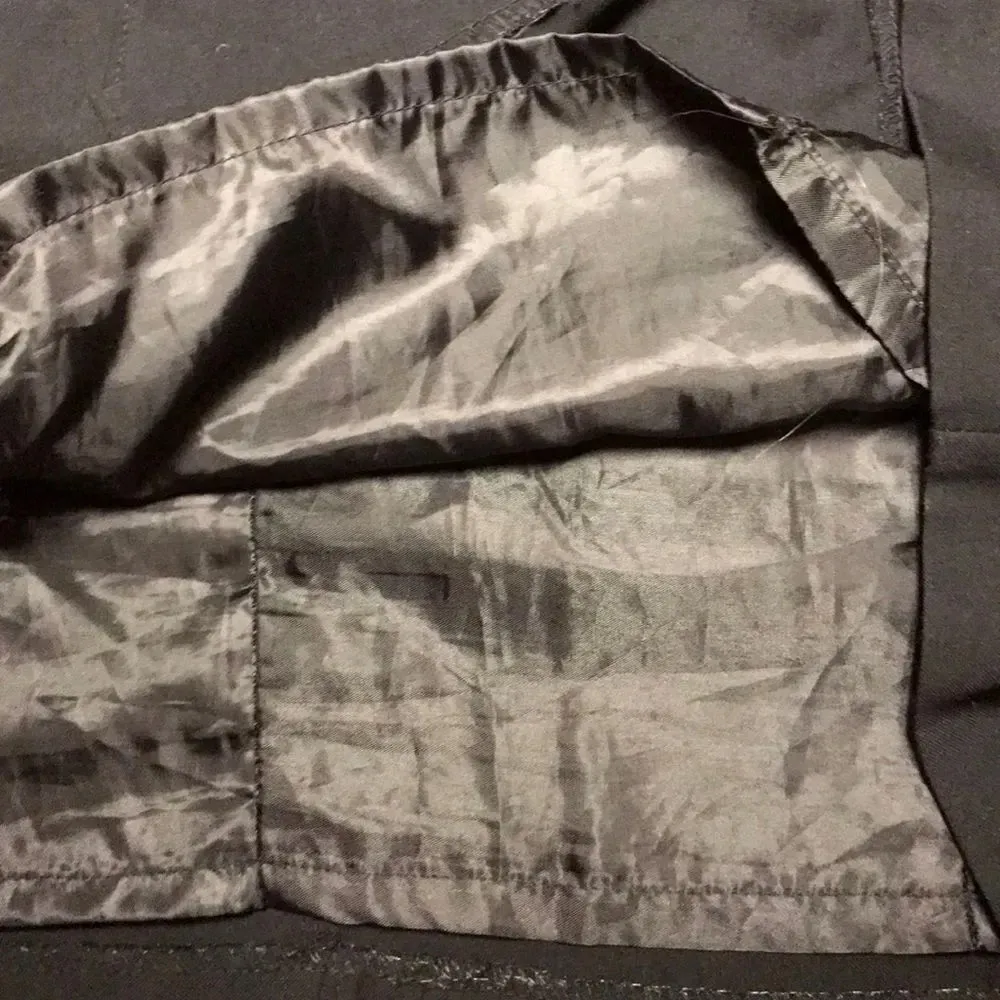 Monteau Black Sheath Dress, Large - Image 3