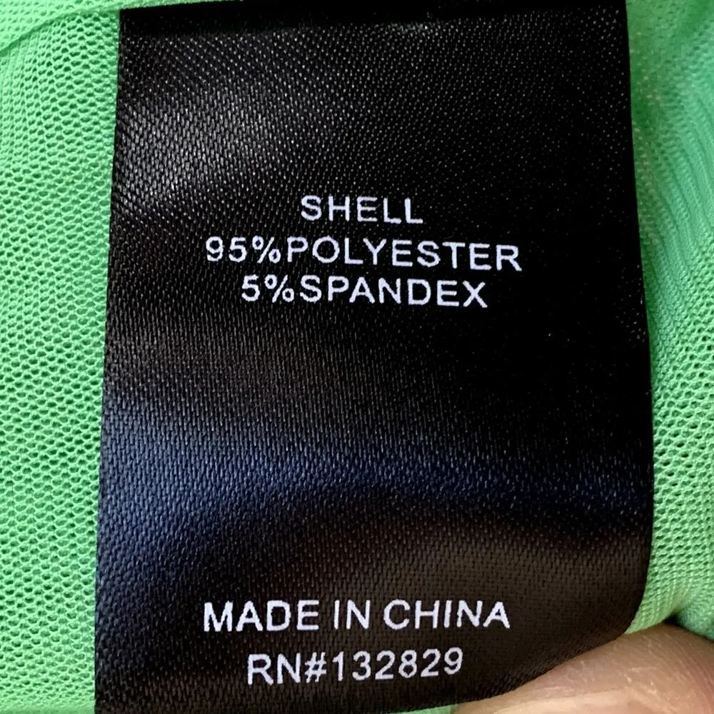 Michael Costello x REVOLVE Mesh Cut Out Knee Length Dress in Kelly Green - Image 9