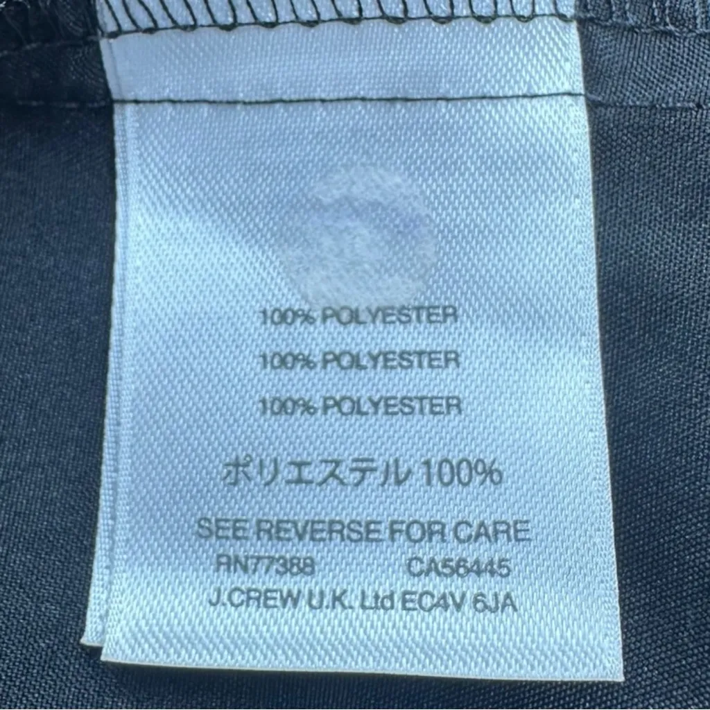 J. Crew Black Floral Mini Dress Size XS - Image 6