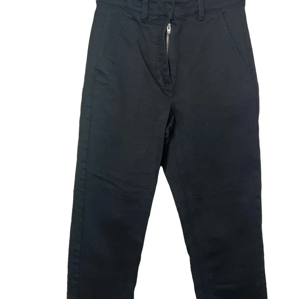 Everlane The Straight-Leg‎ Crop Jeans Black Size 0 - Image 5