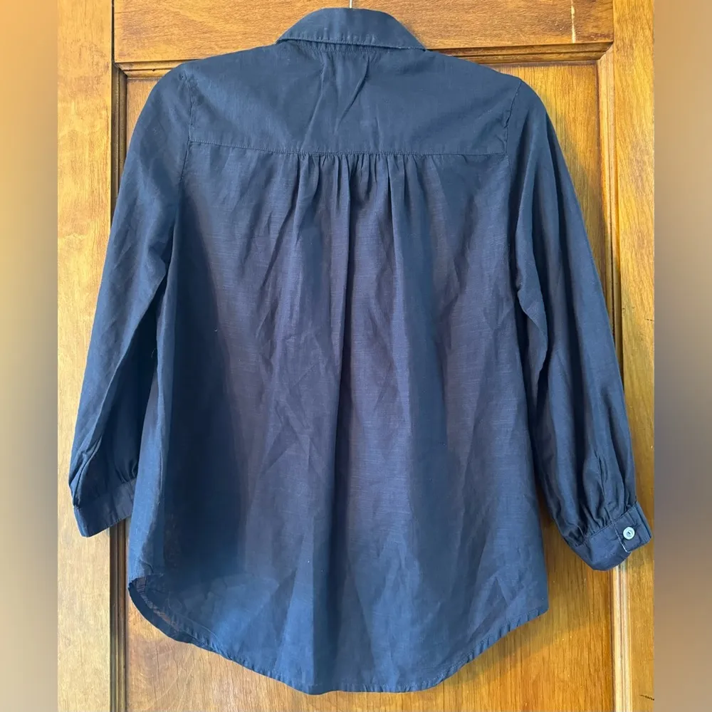 Michael Stars  Robyn Blue Cotton Top- Size Small - Image 2