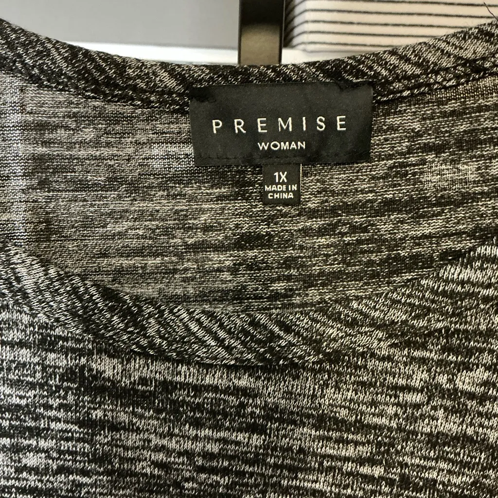 Premise Gray Dolman Sleeve Sweatshirt - Image 3