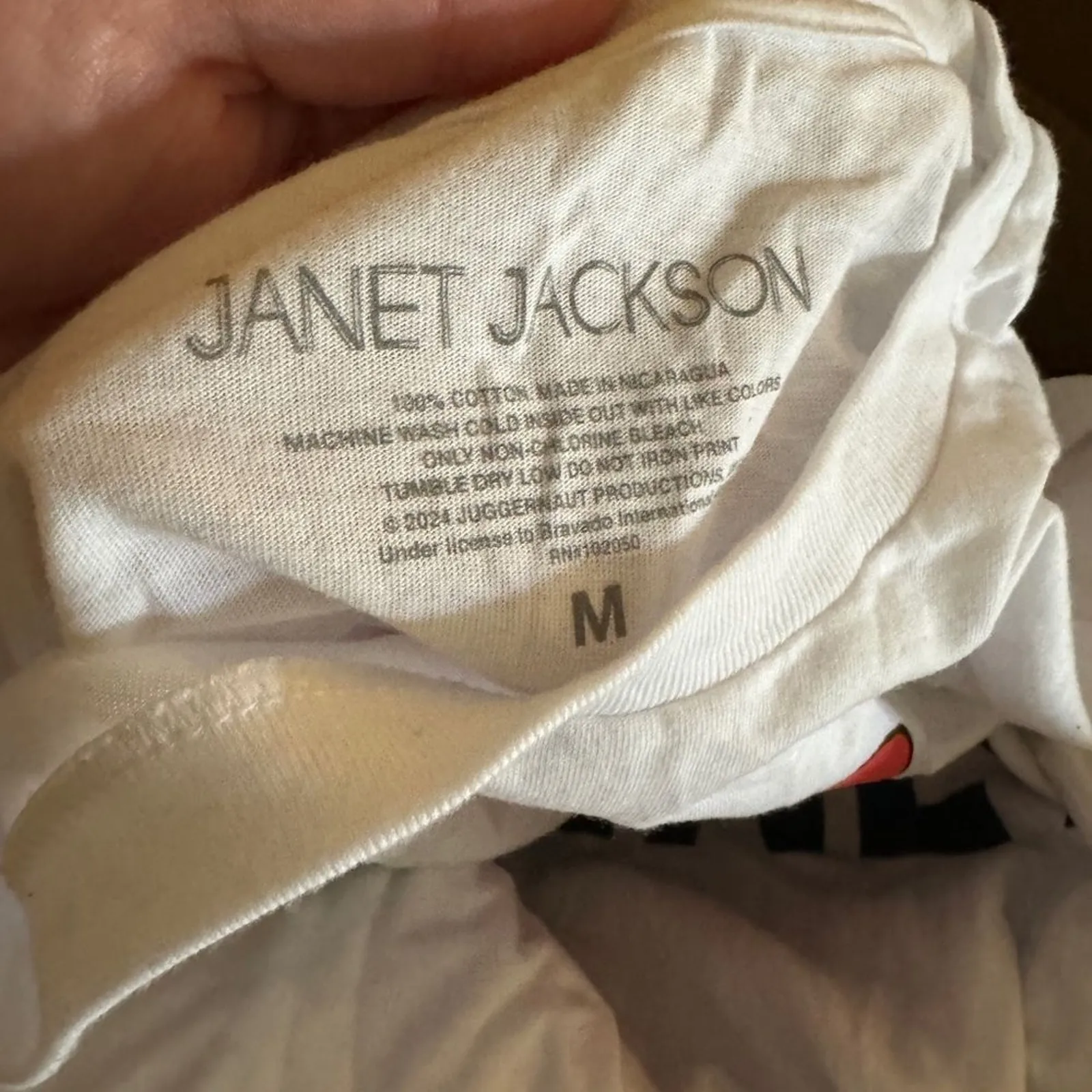 JANET JACKSON I Love Janet 2024 Longsleeve, Size M, New w/o Tag MSRP $90 White Size M - Image 5