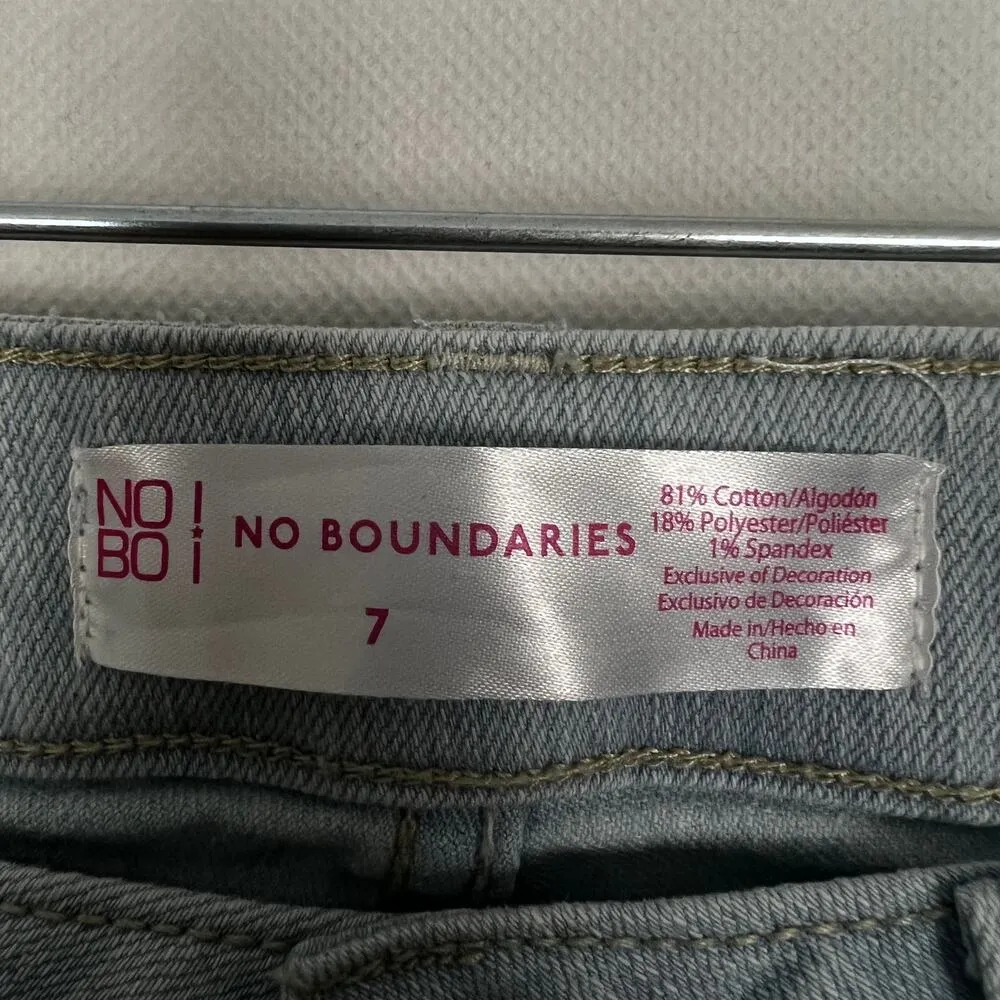 No Boundaries Womens Jeans 7 Y2K Low-Rise Distressed Preppy Mean Girls Regina - Image 2