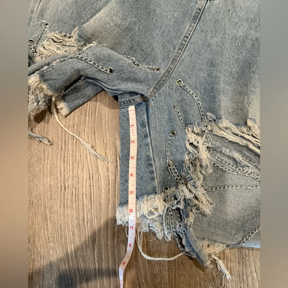 Jean Romper Blue Size M - Image 5