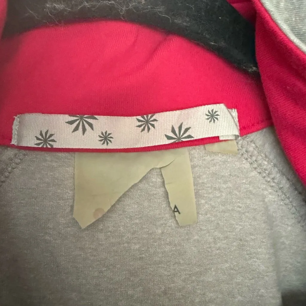 Athleta Women’s Medium Grey Ruffle Renew Her Zip Up Jacket - Image 2