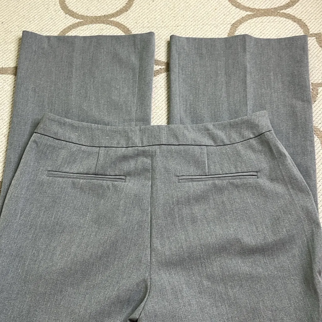 ✨ Chico’s So Slimming Trousers, Size 10 (Chico 1.5) Gray Wide Leg pants - Image 2