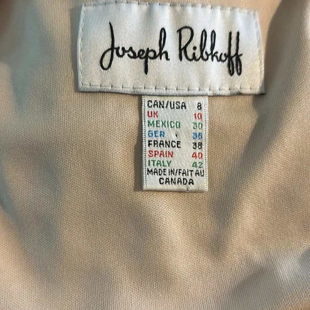 Joseph Ribkoff Modern Geometric Sheath Knit Dress Sz 8 Business Career Stretch - Image 6