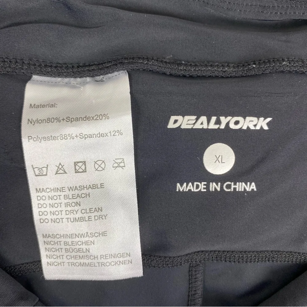 Dealyork Black Padded Bicycle Cycle Sport Shorts XL - Image 6