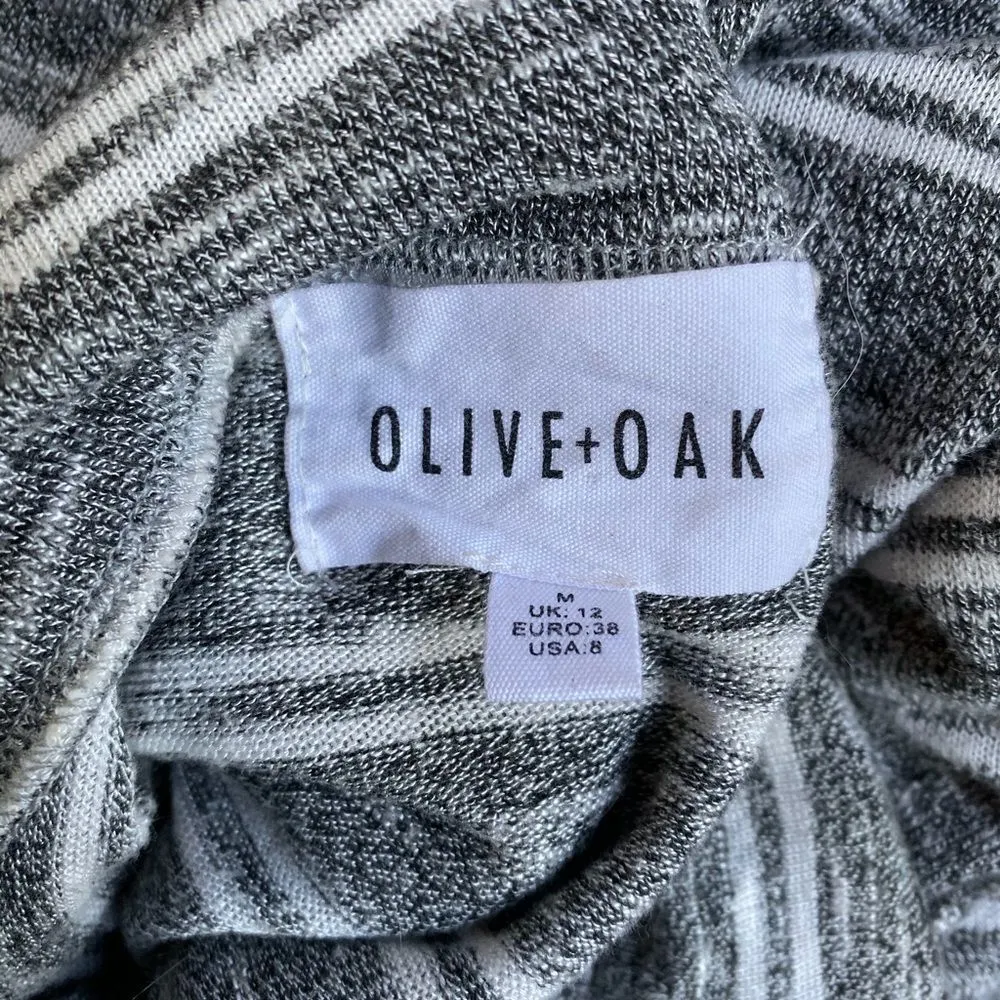 Olive + Oak Off‎ Shoulder Striped Shirt - Image 4