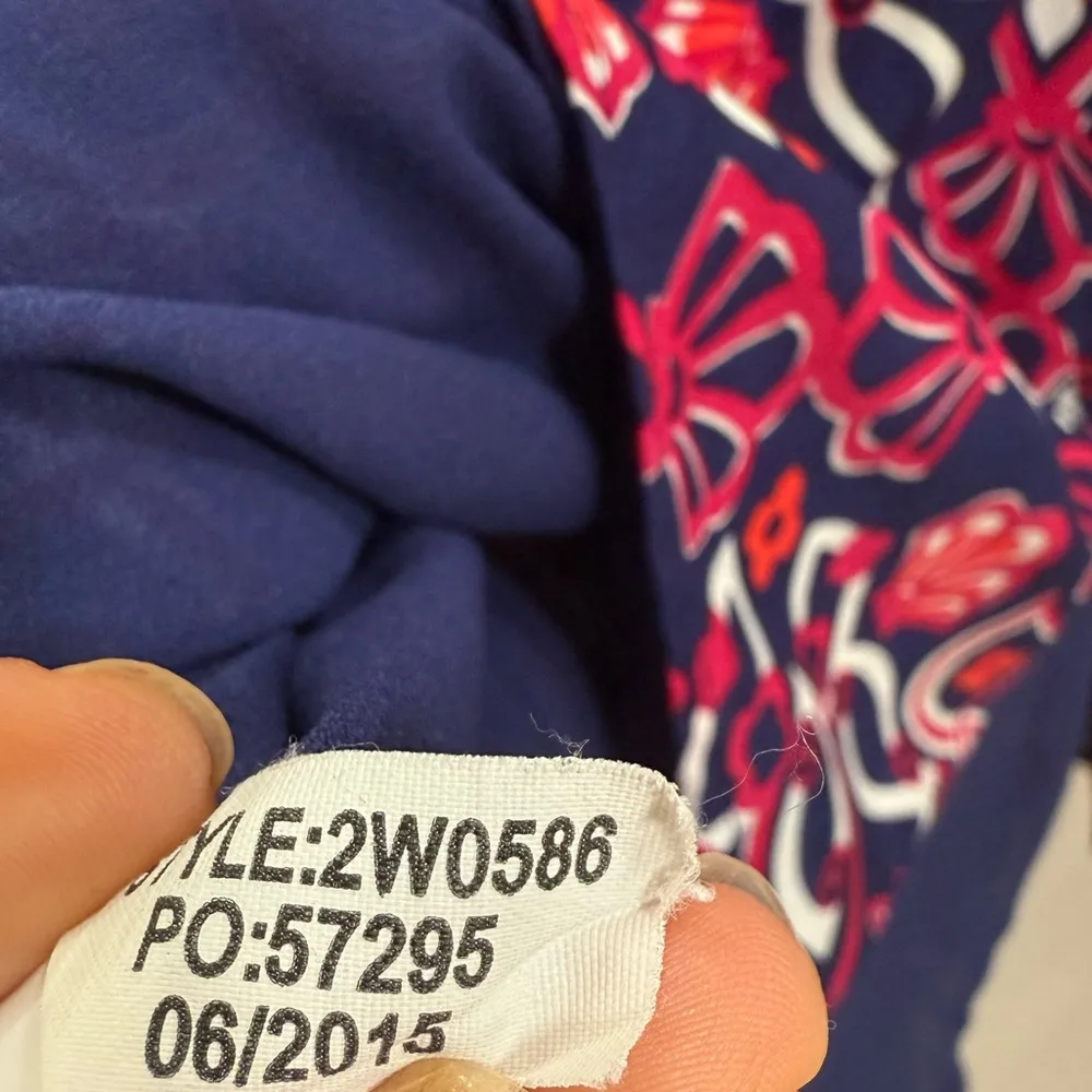 VINEYARD VINES Shell Scarf Print Sleeveless Top Size 2 - Image 6