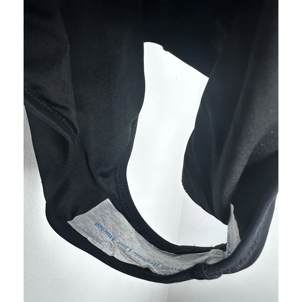 Shade & Shore Black plunge Halter One piece Swimsuit 34C NWT Peekaboo Woven Sexy - Image 10