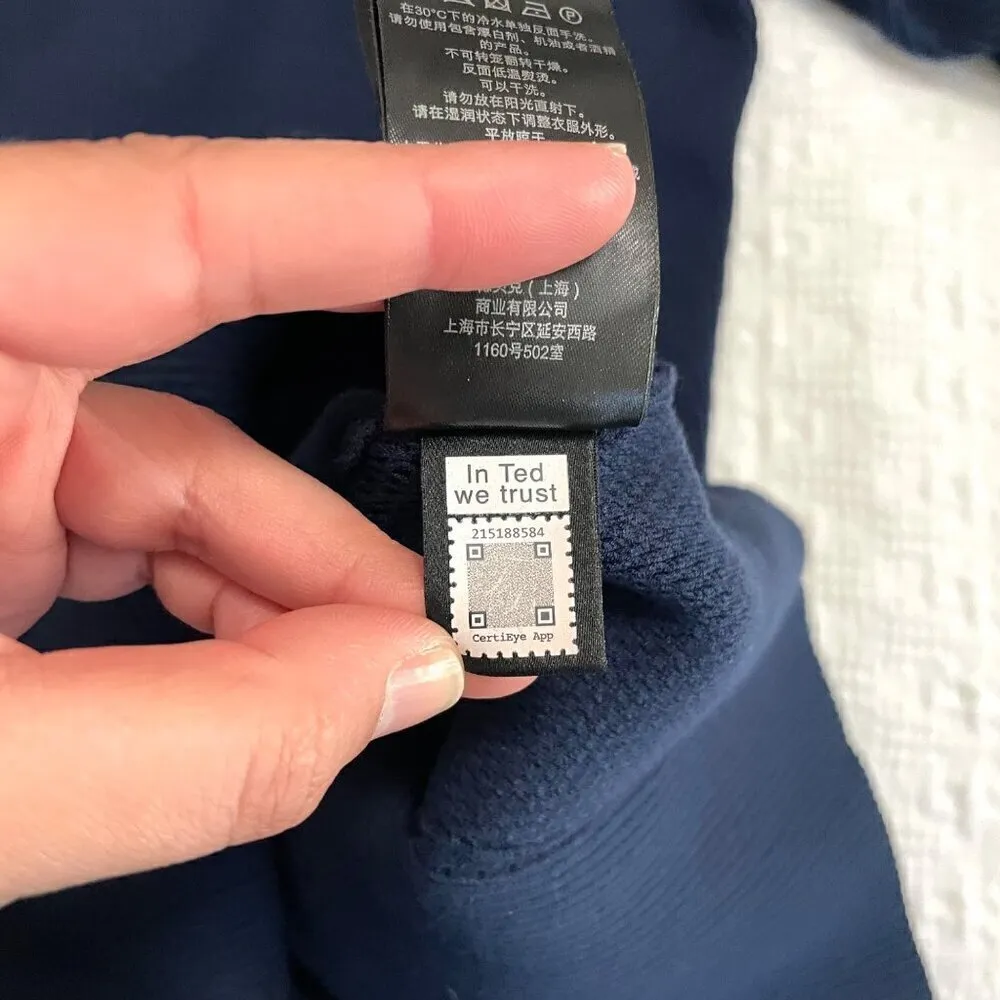 NWT Ted Baker Dollra Navy Scoopneck Ribbed Bodycon Knit Dress Size 2 - Image 10