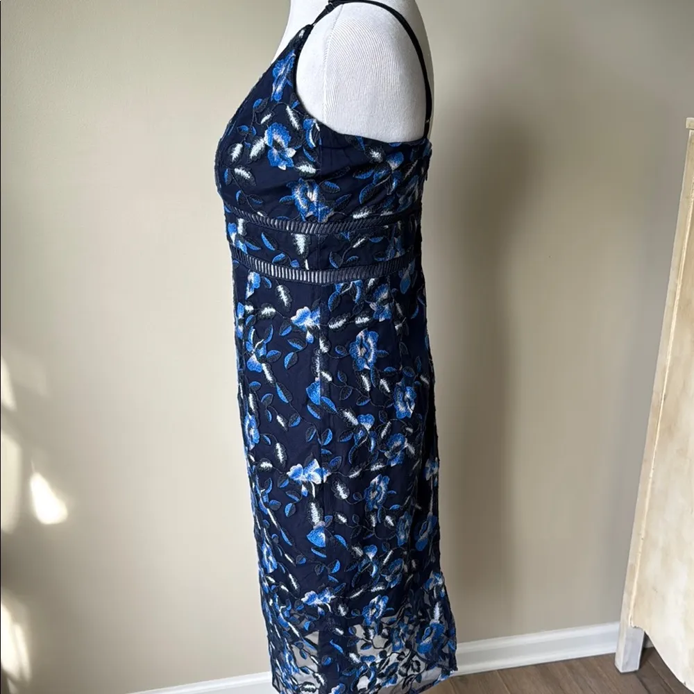 Bardot Sapphire Lace Midi Dress - Image 4