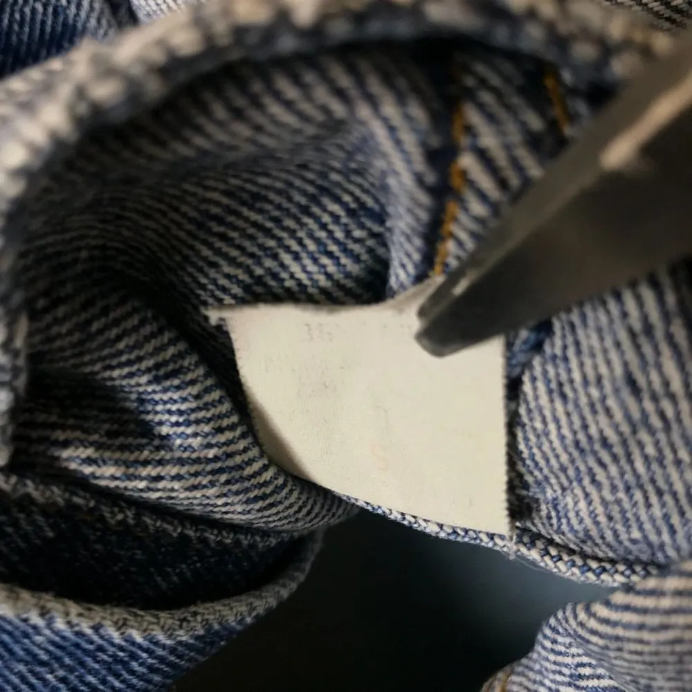 90s Vintage Harley Davidson Motorcycles Womens Medium Blue Denim Jacket Eagle M - Image 7