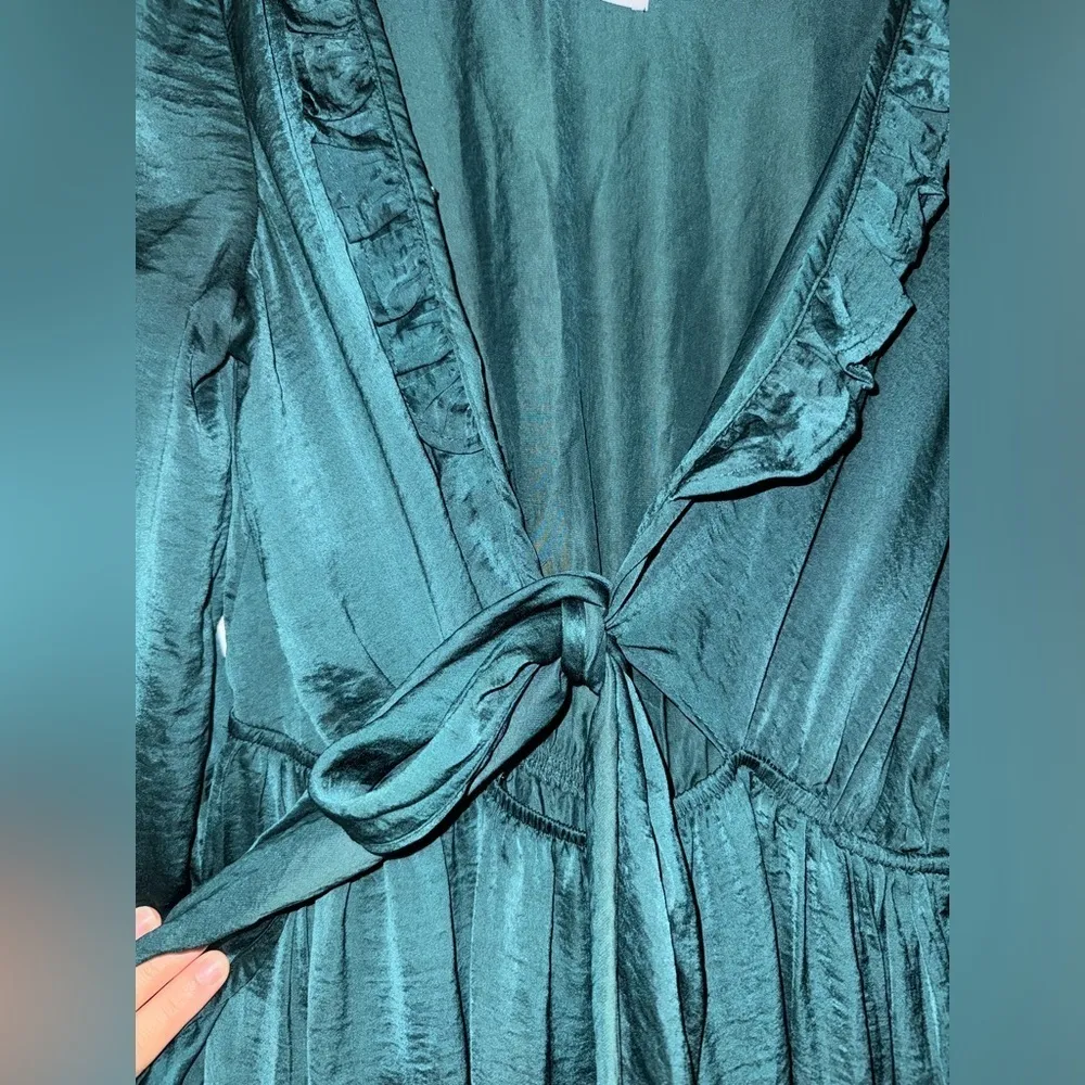 Princess Polly teal Randi Mini dress- size 6 - Image 4