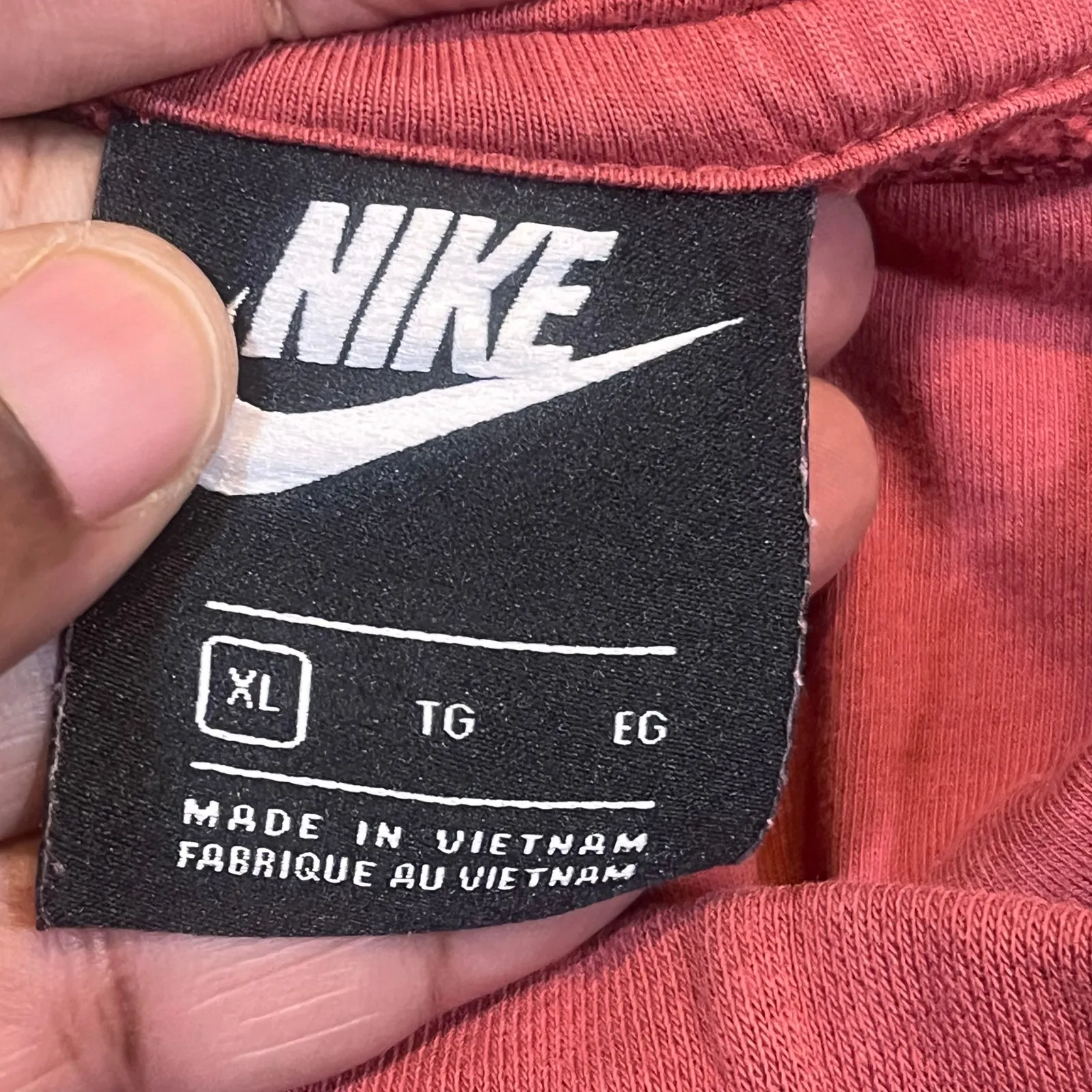 Nike Sportswear Essential Women's Funnel-neck Fleece Pullover Dust Rose Hoodie - Image 2