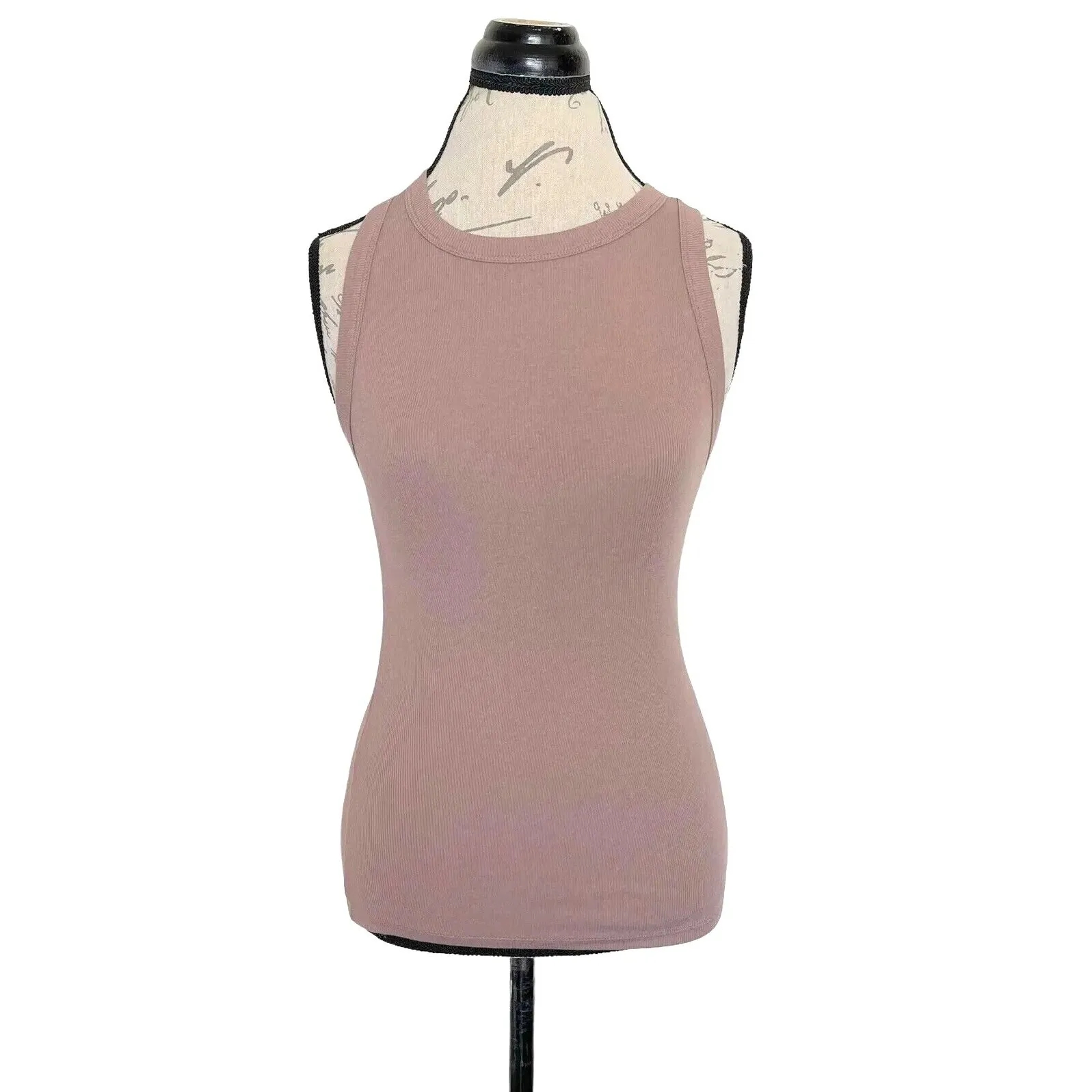 A New Day Womens Size Medium Tank Top Minimalist Classic Basic Light Academia - Image 3