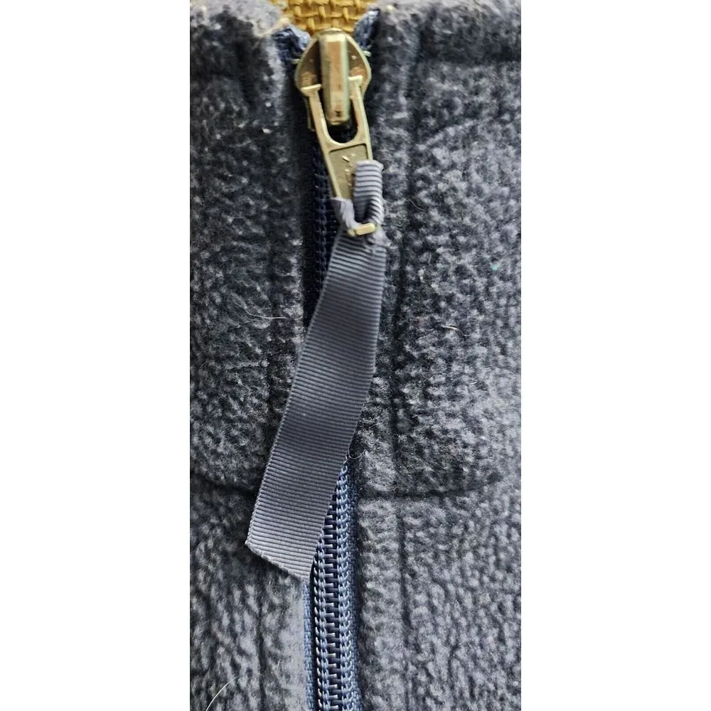 Patagonia Synchilla‎ Classic Fleece Vest Full Zip Navy Blue medium - Image 7