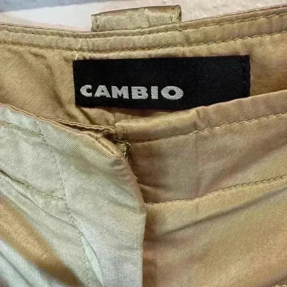 Cambio Women’s Y2K Shiny Glossy Gold Wide - Image 9