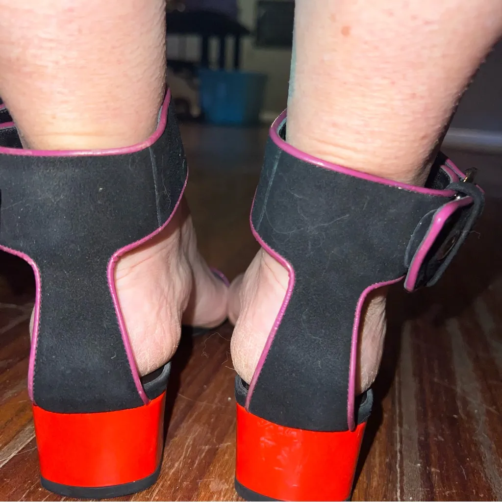 Gucci Block Heel Dress Sandals - Image 5