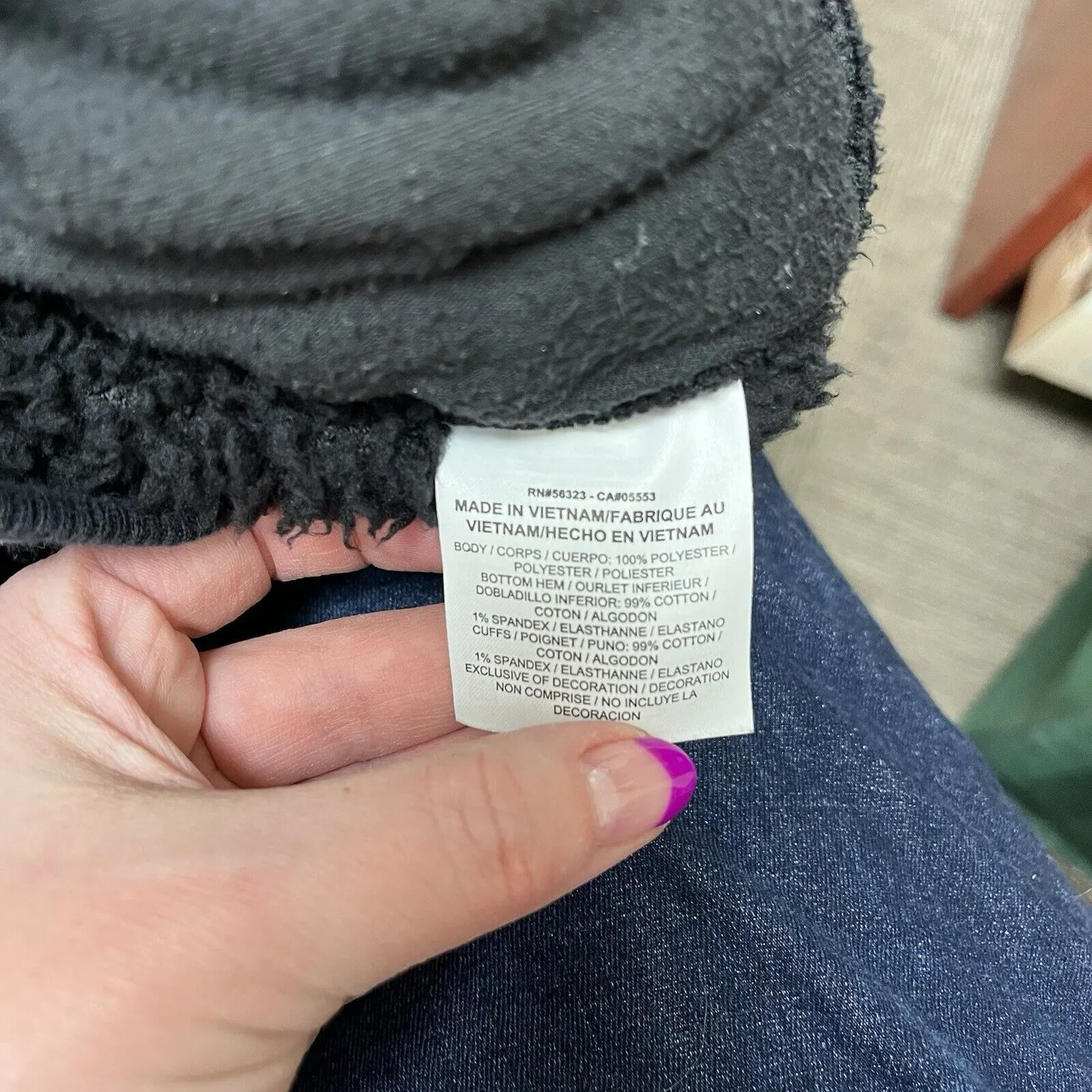 Women's Nike Sportswear Sherpa Bomber Jacket Spruce White Size XSmall EUC - Image 7