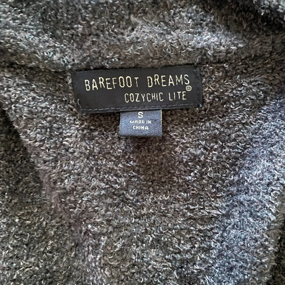 Barefoot Dreams Cozychic Lite Pacific Clue Santa Monica Cardi Sz S - Image 4