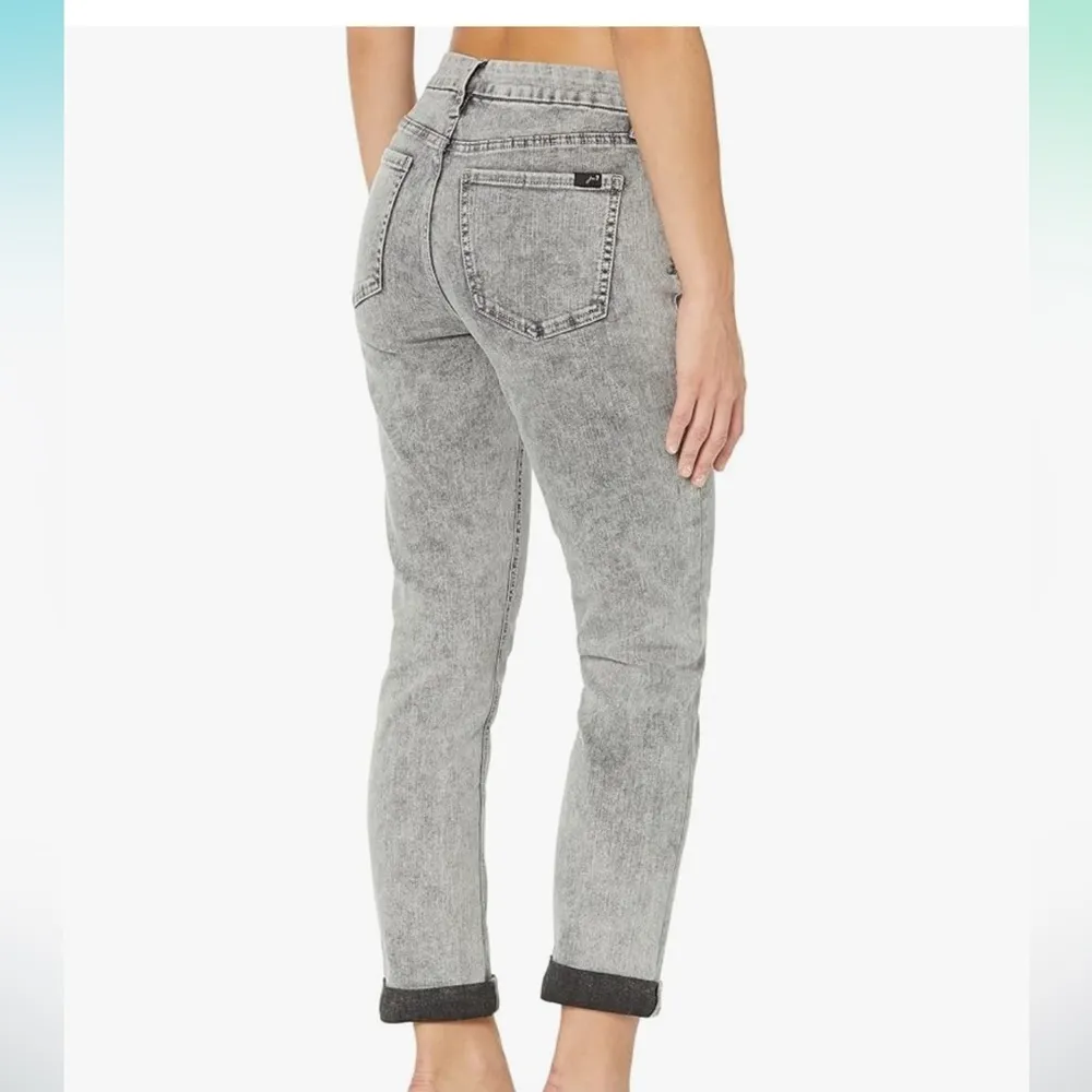 Jen 7 for Seven for All‎ Mankind Slim Boyfriend Embroidered Jeans Size 22 - Image 2