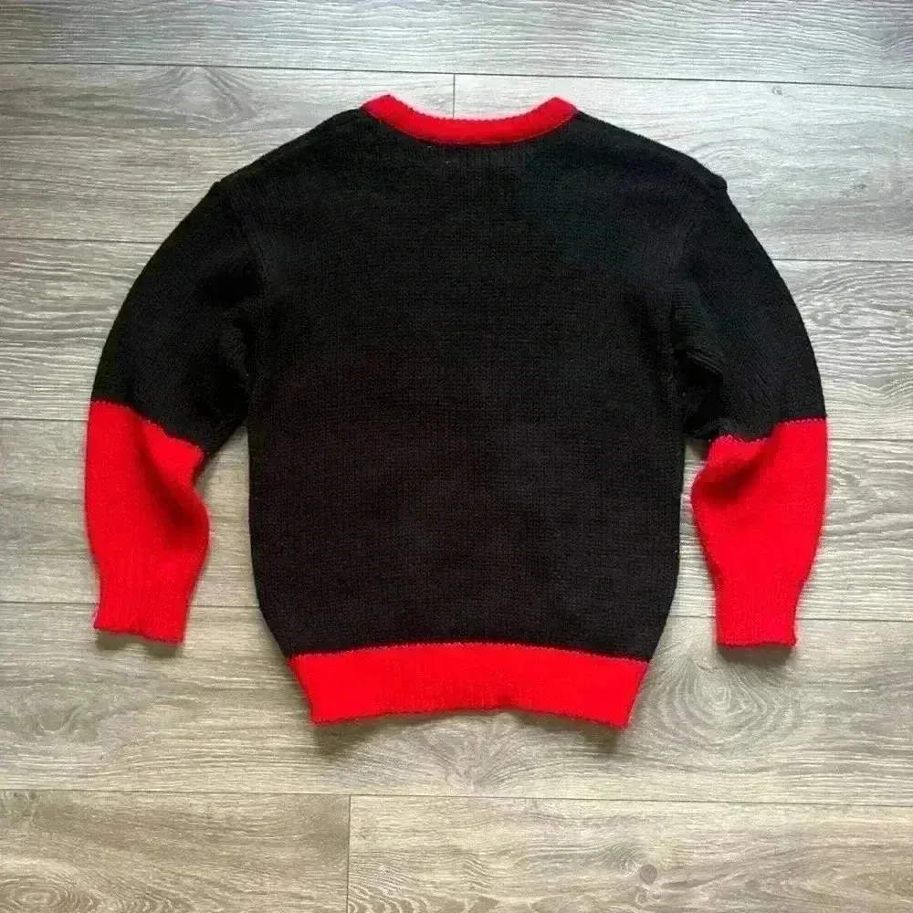 Vintage Adell Barre Holiday Christmas Tree Sweater Snowman Red Black Size M Size M - Image 2